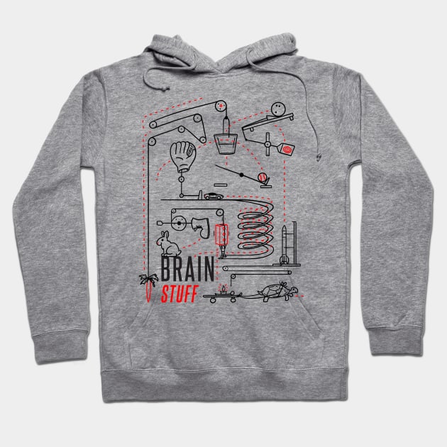 Rube Goldberg Machine Logo Hoodie by BrainStuff